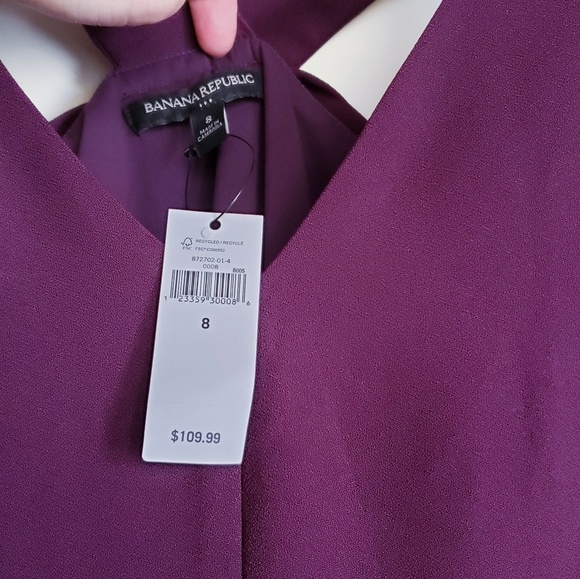 Beautiful plum dress - Picture 4 of 8